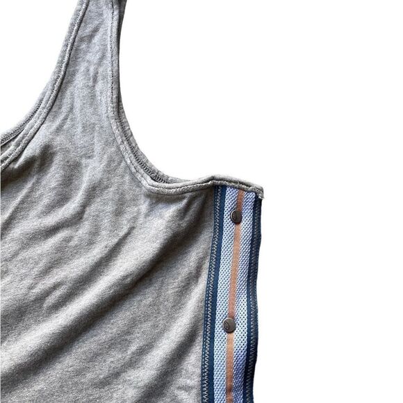 NWOT FP Movement Varsity Stripe Snap Fleece Romper L - Picture 4 of 9